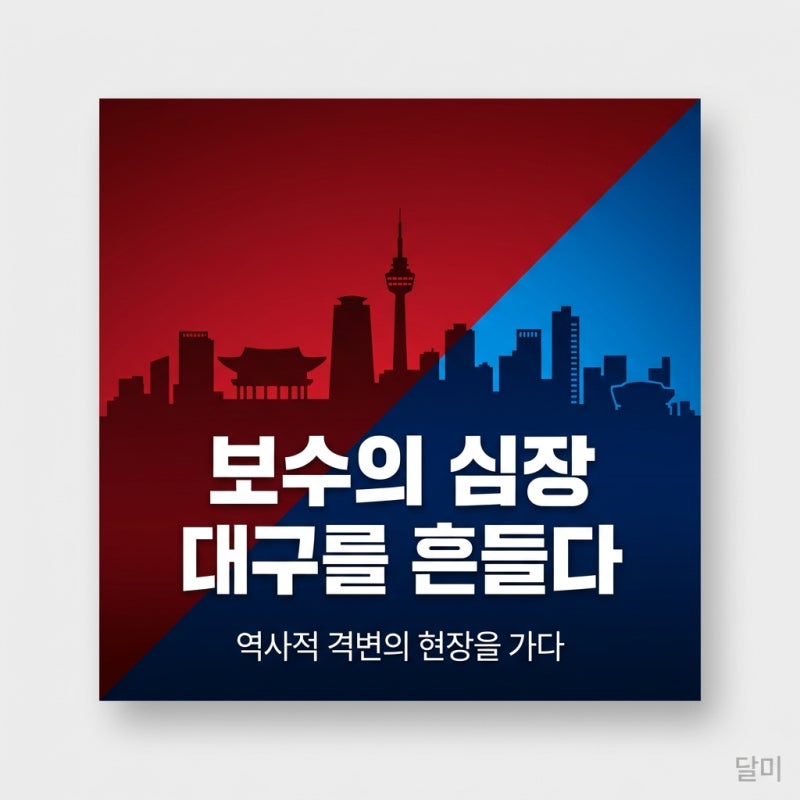 김부겸 대구 출마 선언 봤더니 국민의힘 내부가 더 심각했습니다