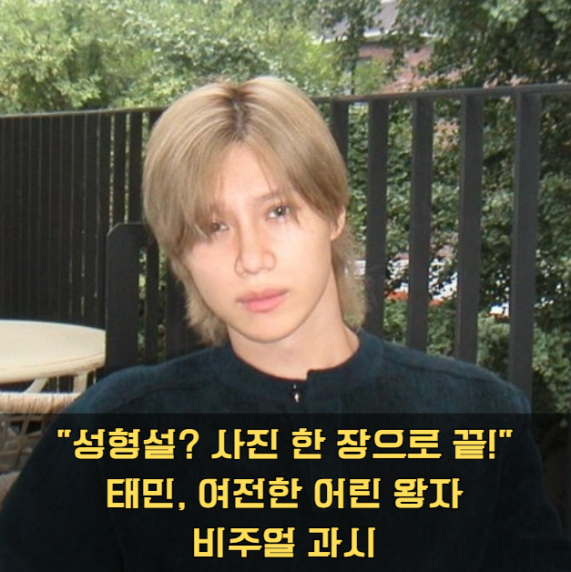 "성형설? 사진 한 장으로 끝!" 태민, 여전한 어린 왕자 비주얼 과시
