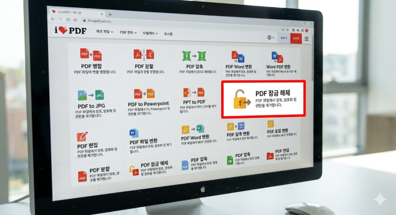 빡침 주의! 잠긴 PDF 비밀번호 1초 만에 해제하는 무료 사이트