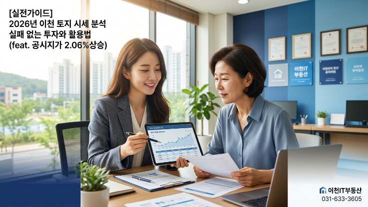  [실전가이드] 2026년 이천 토지 시세 분석, 실패 없는 투자와 활용법 (feat. 공시지가 2.06% 상승)