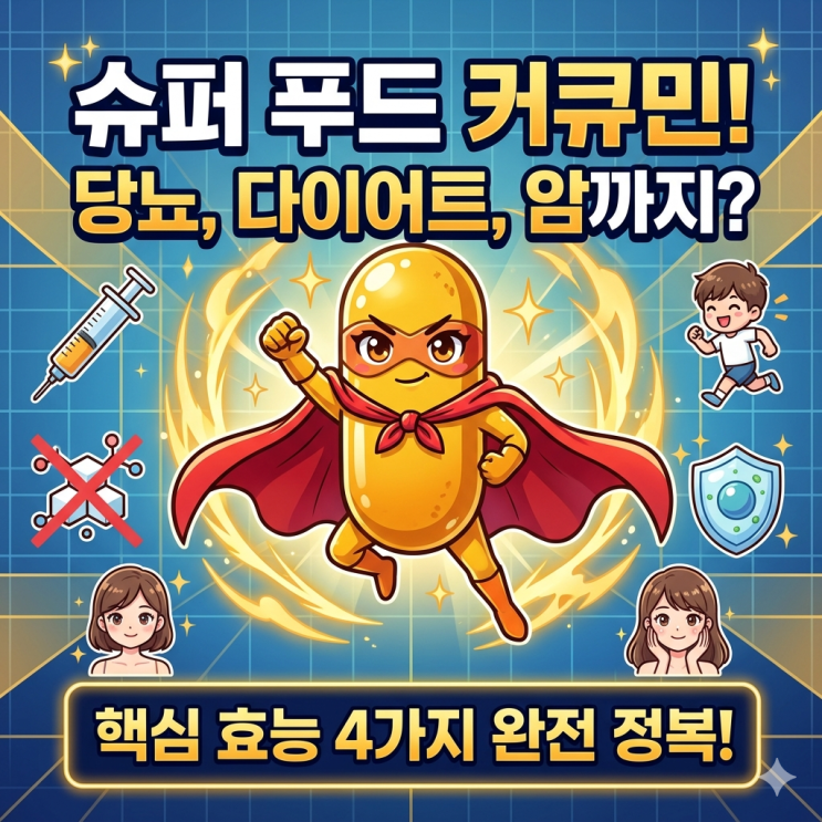  커큐민 효능 당뇨부터 암까지? 목적별로 '제대로' 알고 먹는 법