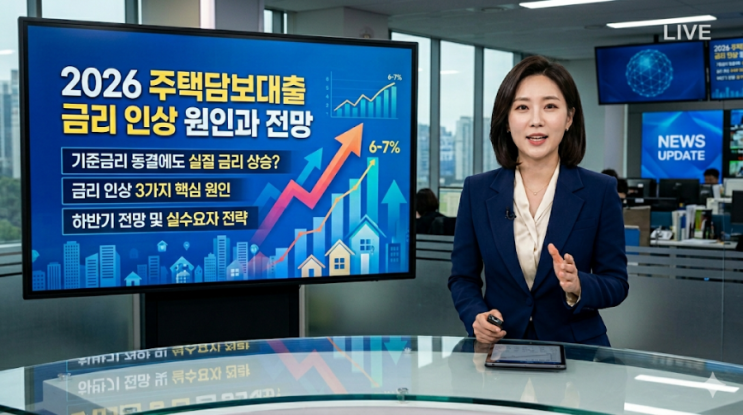  2026년 주택담보대출 금리 7% 돌파? 환율 1,500원 시대의 생존 전략