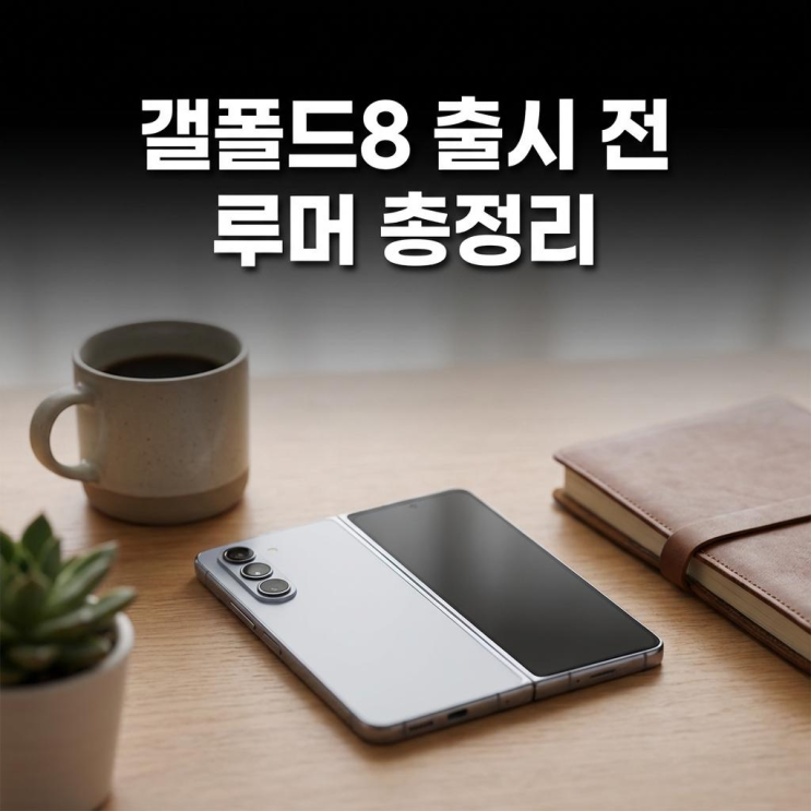  갤폴드8 출시 전 루머 총정리 예상 스펙 어떻게 나올까