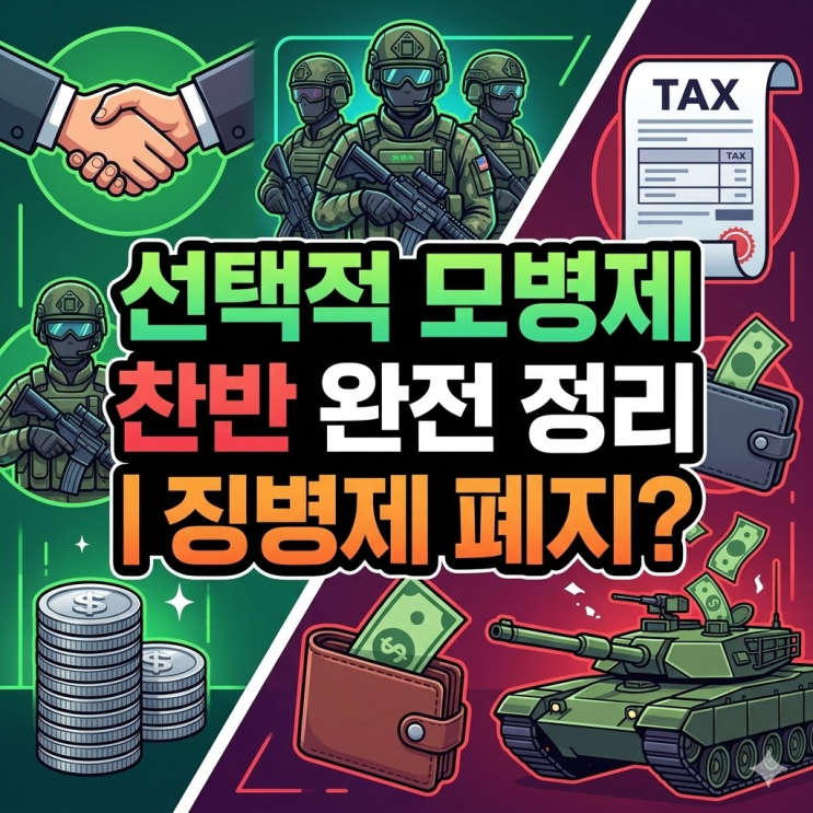  선택적 모병제 찬반 완전 정리 | 징병제 폐지되면 군대 어떻게 달라지나