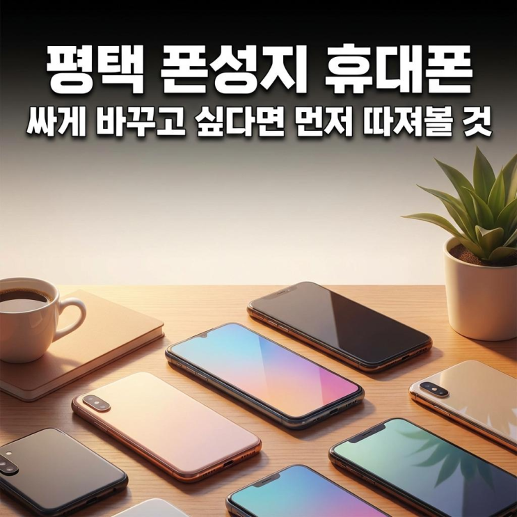  평택 폰성지 휴대폰 싸게 바꾸고 싶다면 먼저 따져볼 것