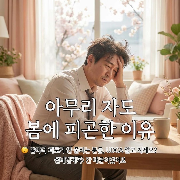   봄마다 피로가 안 풀리는 분들, UDCA 알고 계세요?