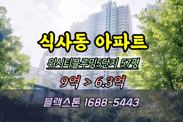  위시티블루밍5단지아파트 경매 57평 고층 ︎2025타경5632