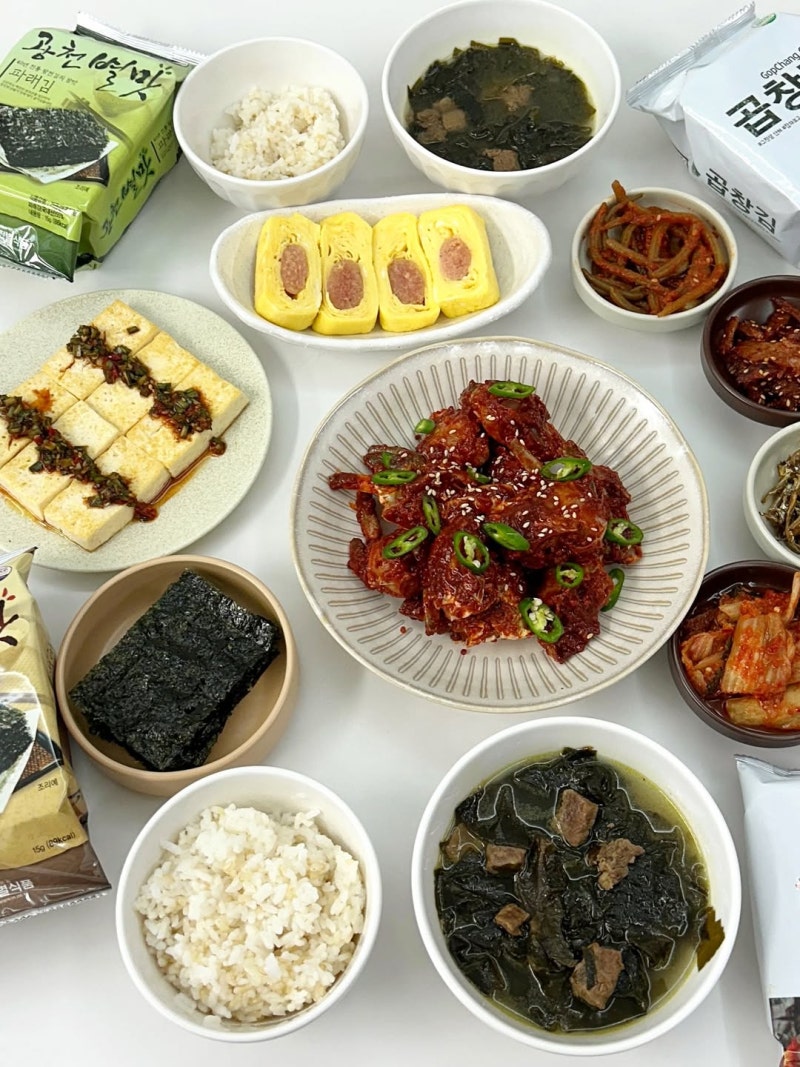 양념게장 활용법 & 맛있게 먹는 법, 광천별맛김 김조합 파래김 숯불김 곱창김