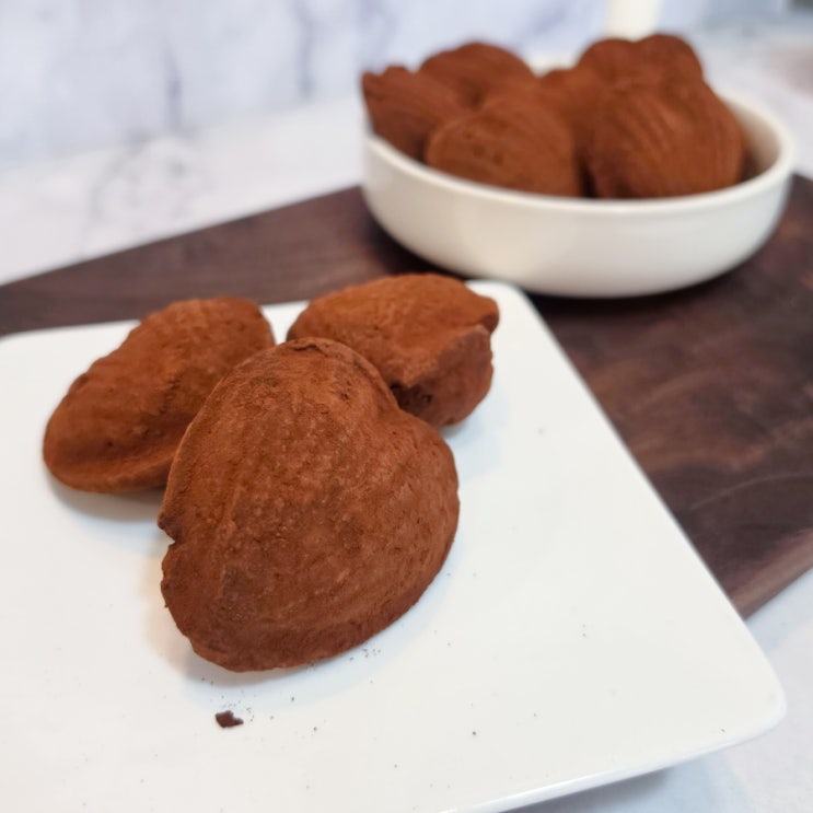  더티 마틸다 마들렌 만들기 초코케이크처럼 꾸덕한 디저트
