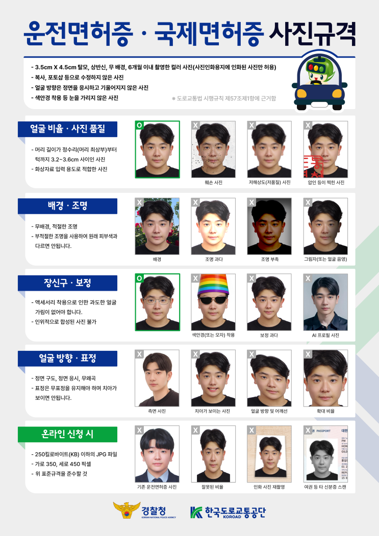  운전면허증 사진 이제 증명사진 안됩니다. (2026년 규정 변경 정리) 하남 감일동 사진관
