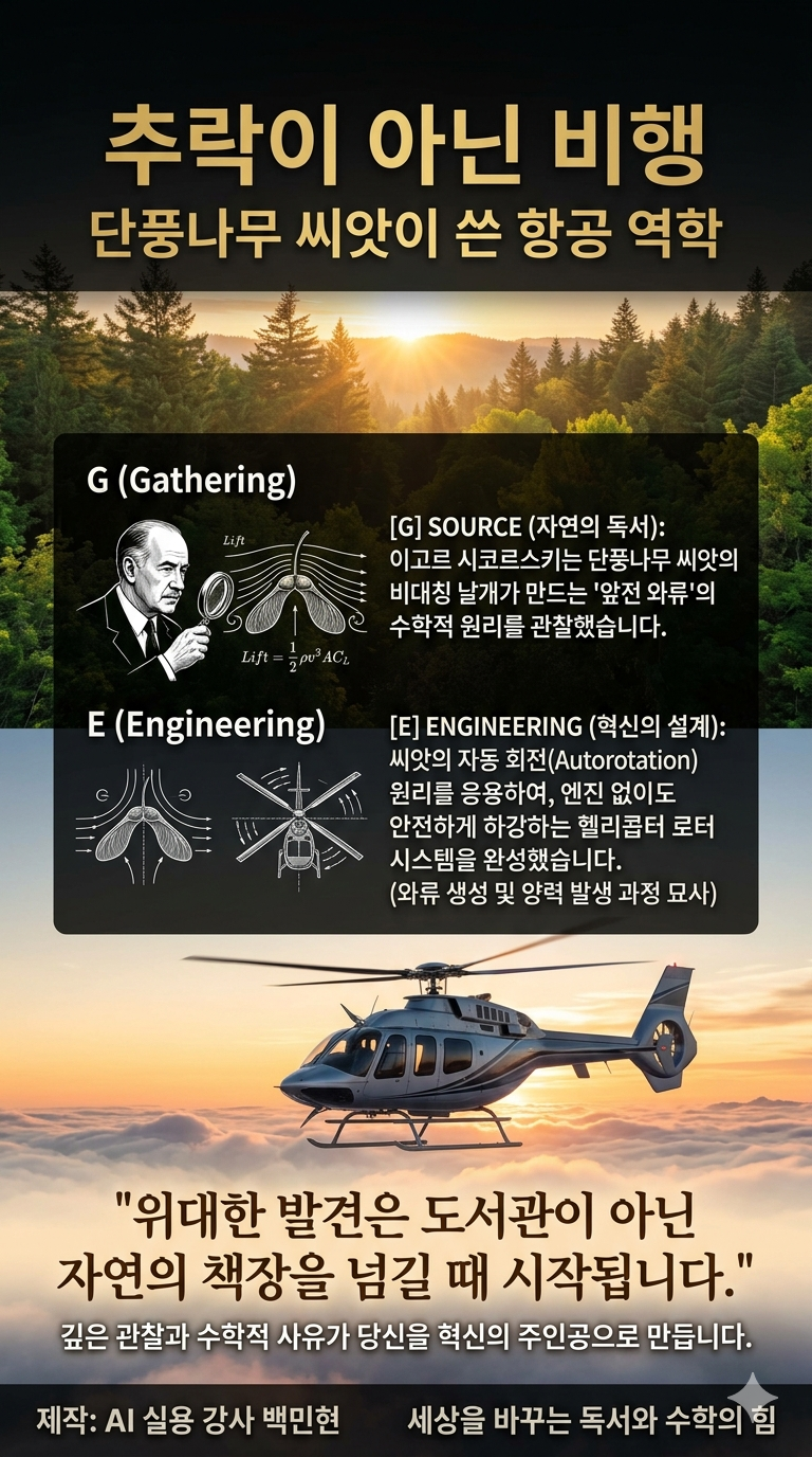 추락하는 작은 씨앗 하나가 현대 공학의 정점, 헬리콥터의 '회전날개'를 탄생시켰다면 믿으....