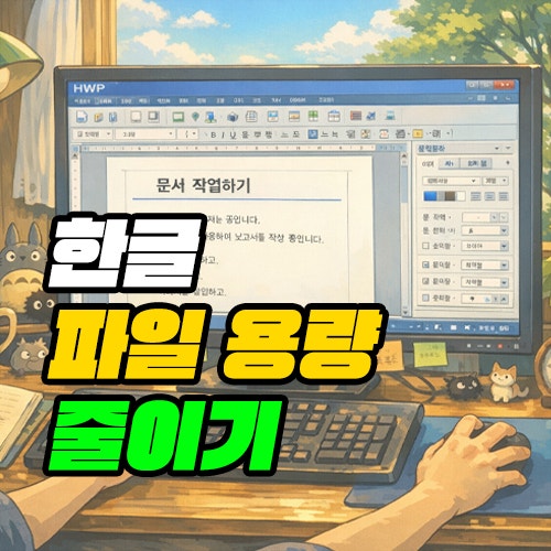 최신 한글 파일 용량 줄이기 보다 효율적인 방법