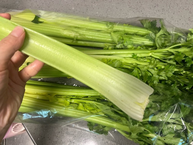 샐러리 장아찌 만들어봤어요!