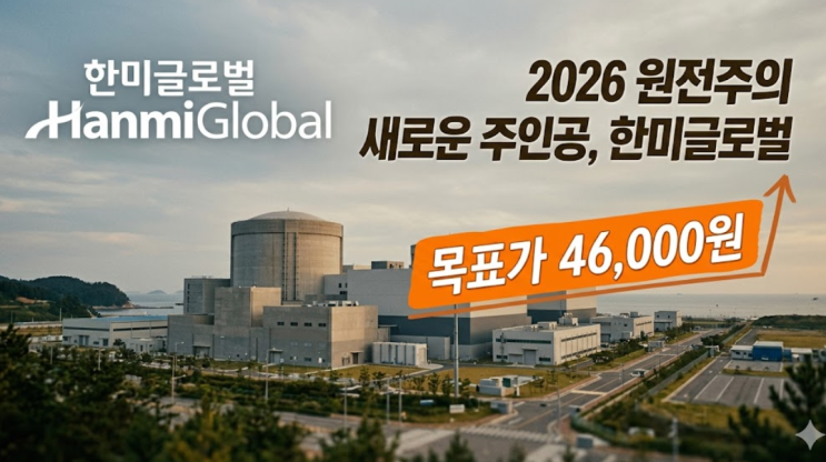  한미글로벌 목표가 4만 6천원? 건설 PM에서 원전 대장주로 급부상한 진짜 이유