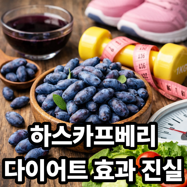  하스카프베리 다이어트 효과, 진짜 살 빠질까? 현실적인 핵심 정리