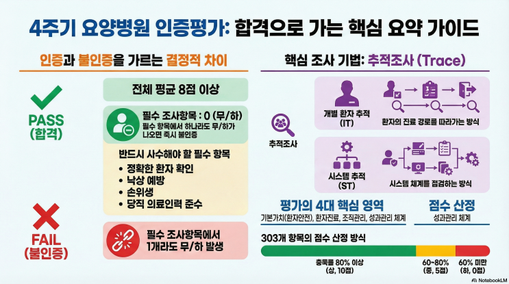  4주기 요양병원 인증 평가: 합격을 가르는 등급 분류와 추적조사 완전 가이드
