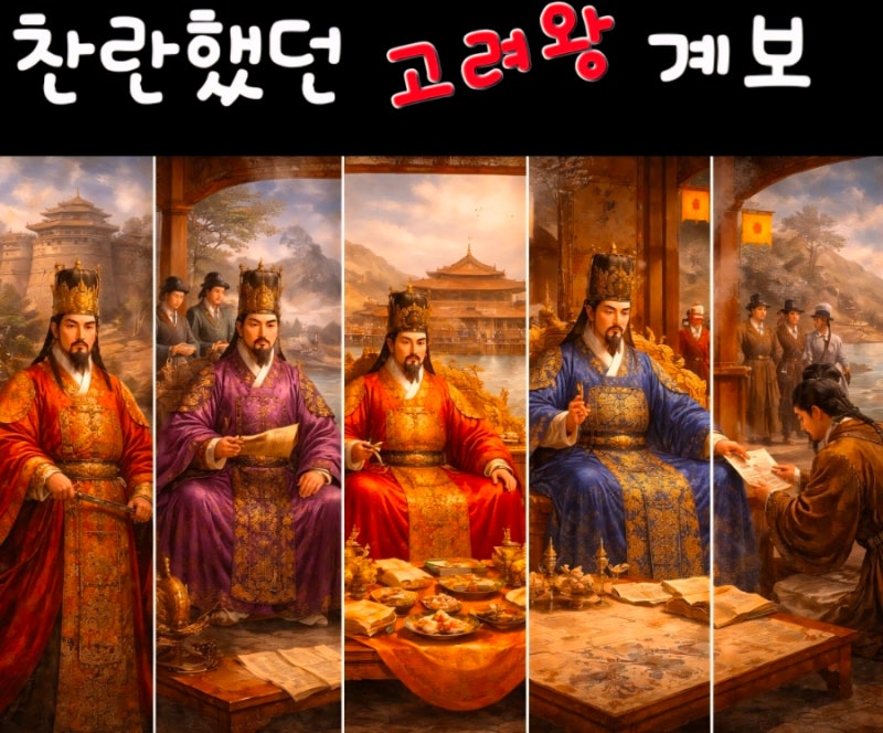 [한국사.역사] 고려 왕 계보 총정리 📜 태조 왕건부터 공양왕까지 한눈에 보는 왕 순서 : 네이버 블로그
