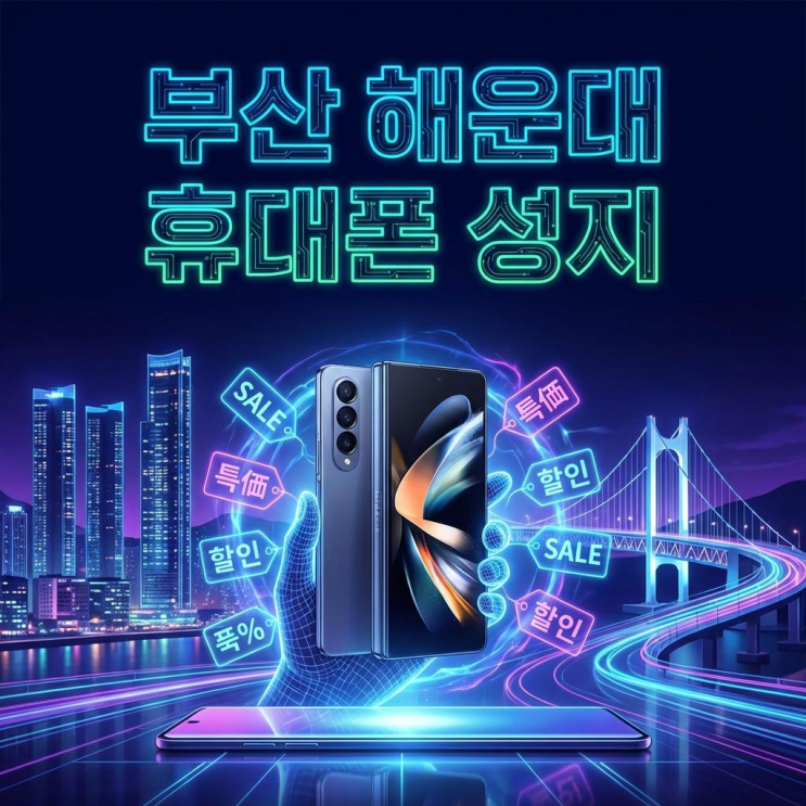  부산 해운대 휴대폰 성지 핸드폰 기기값 싸게사는법