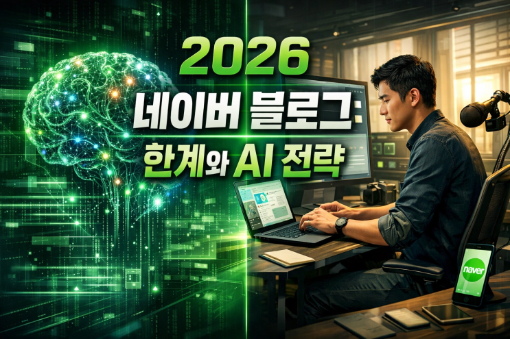  2026 네이버 블로그의 한계와 AI 시대 파워블로거 전략 총정리