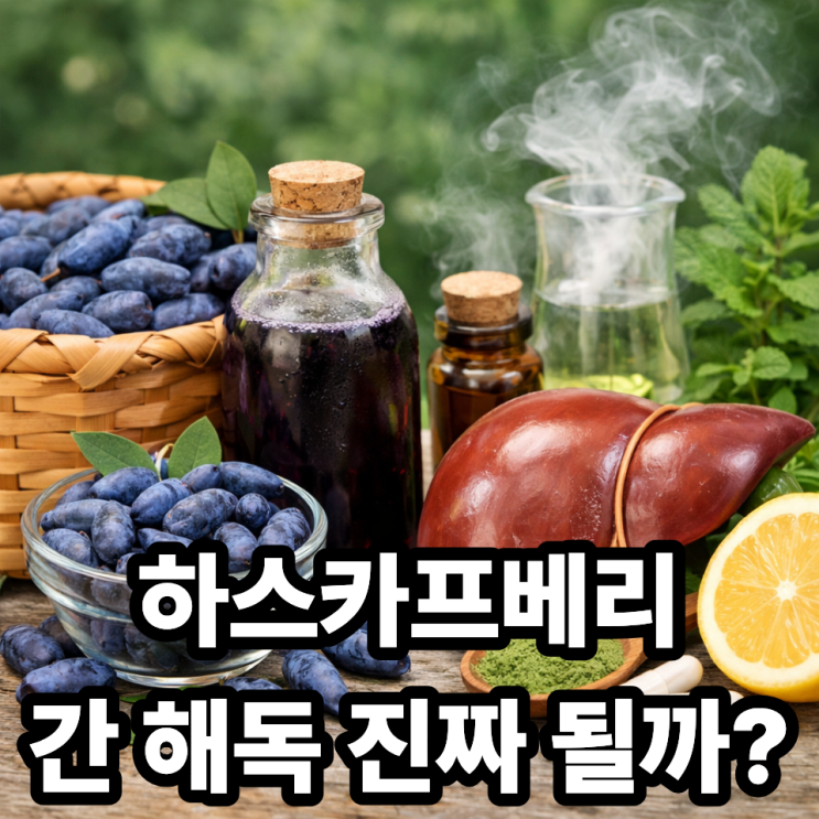  하스카프베리와 간 건강, 해독 효과 있을까?