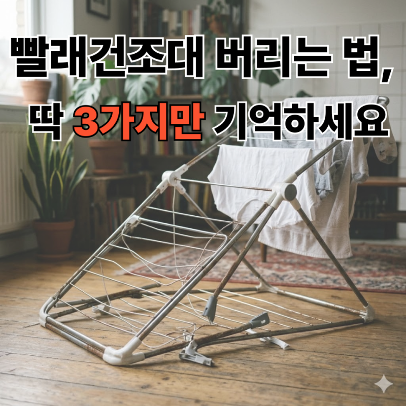 빨래건조대 버리는법, 고철 분리수거와 폐기물 신고 기준 안내