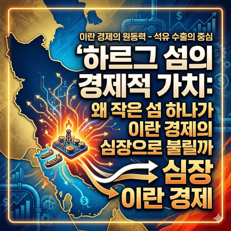  하르그 섬의 경제적 가치: 왜 작은 섬 하나가 이란 경제의 심장으로 불릴까