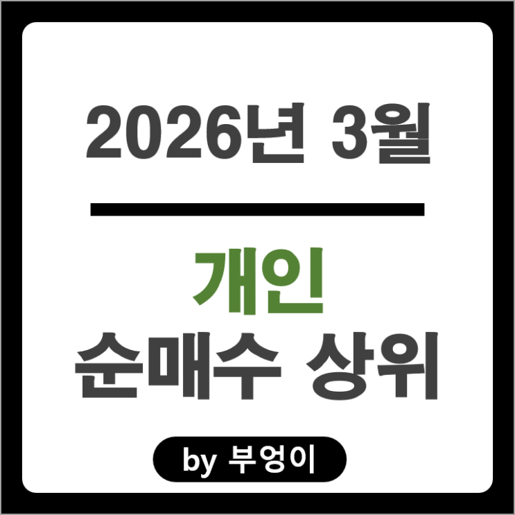 30조 순매수 개인 Top 4 : 삼성전자 SK하이닉스 현대자동차 기아차 주가