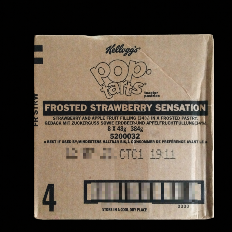  Kelloggs Pop Tarts  Blueberry