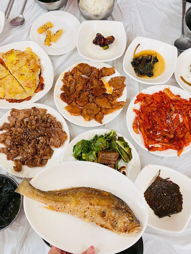  김천직지사맛집 아이랑 가족모임  40년 전통 서울식당 산채모듬한정식