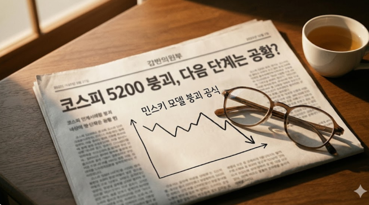  "닷컴 버블 재현되나" 코스피 5100선 추락과 하이먼 민스키 모델 5단계 완벽 분석