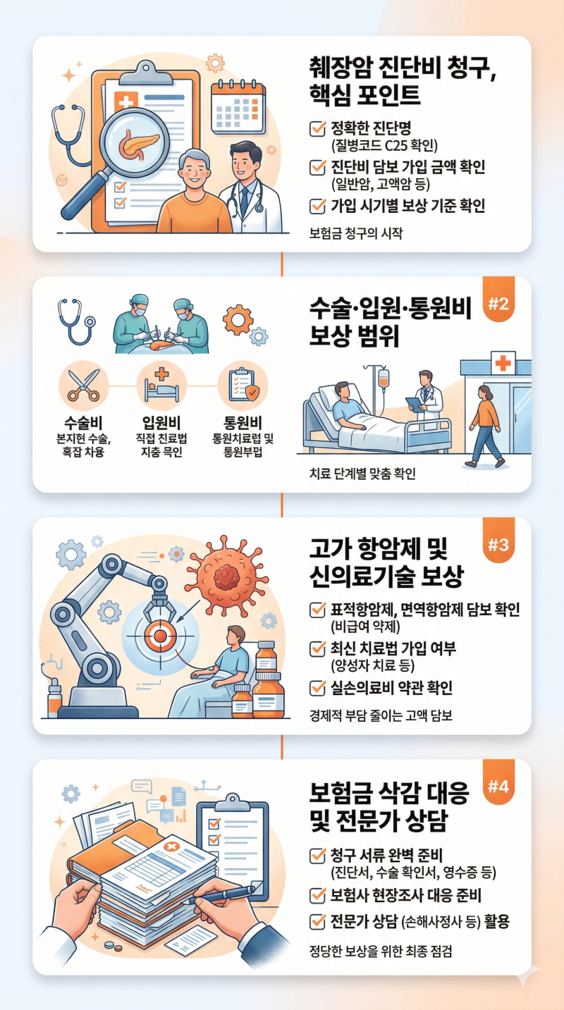 [보험 보상전문가] 췌장암 암 치료 보상에 대해서 알아보자!
