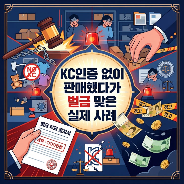  KC인증 없이 판매했다가 벌금 맞은 실제 사례