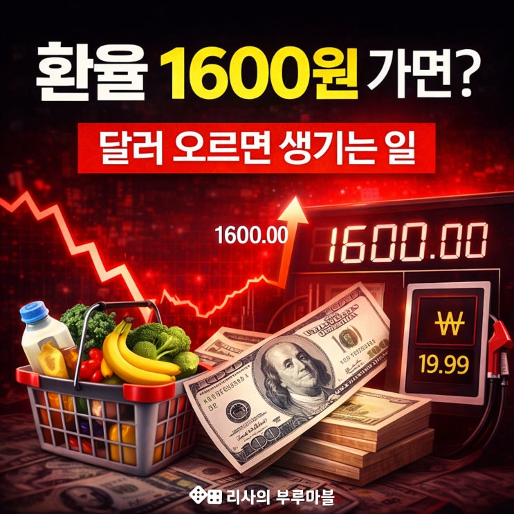  환율 1600원 되면 진짜 무슨 일이 벌어질까?