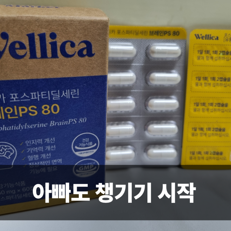  포스파티딜세린효능 두뇌업PS 후기 기억력영양제