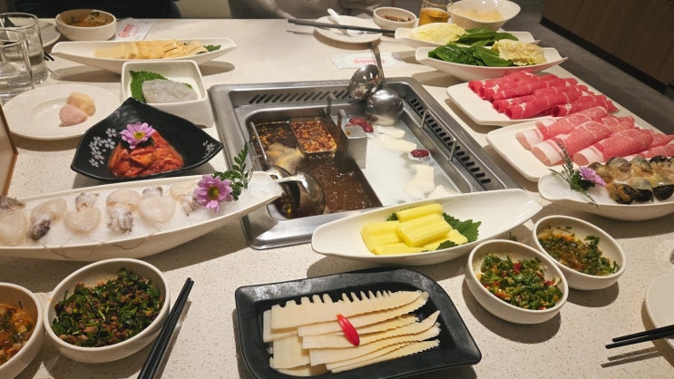  하이디라오 제주 한정메뉴 흑돼지! 예약 필수인 도민 맛집