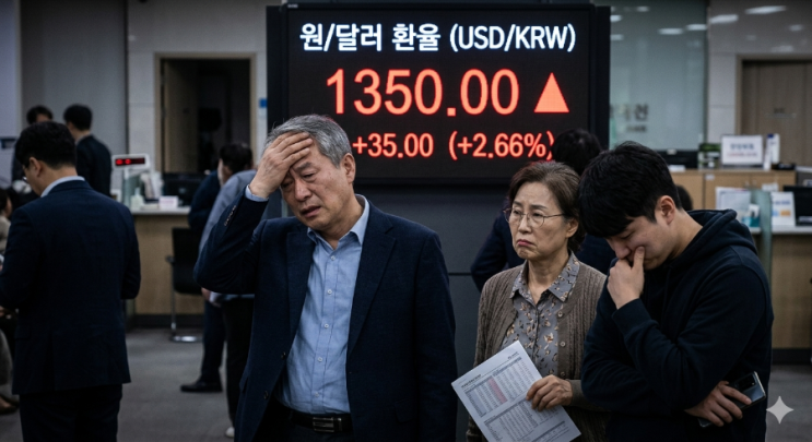  환율 1530원 돌파, 1550원 가능성까지 제기