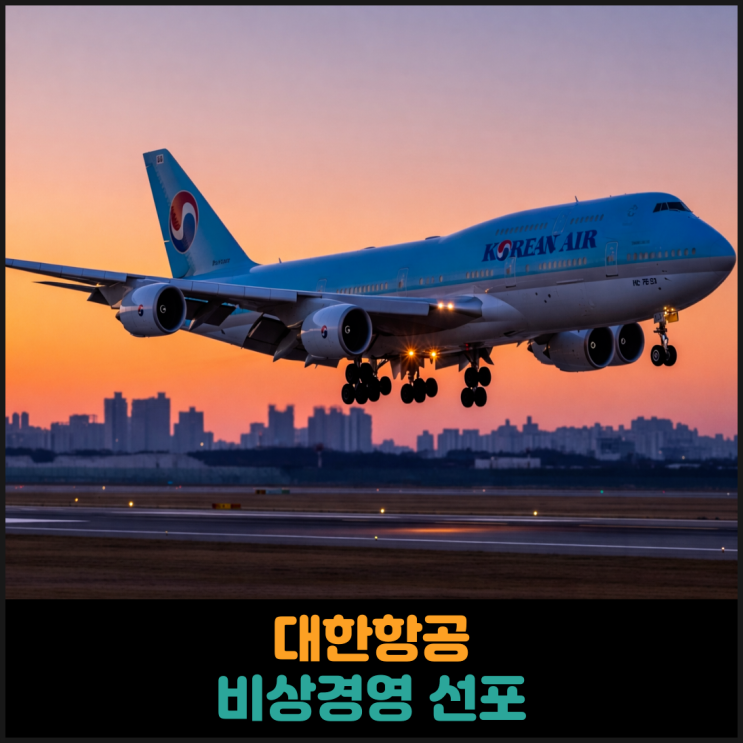  대한항공 비상경영 선포