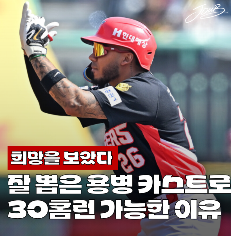 "유일한 위안거리" <b>기아 카스트로</b>의 개막 시리즈 맹활약! 잘... 