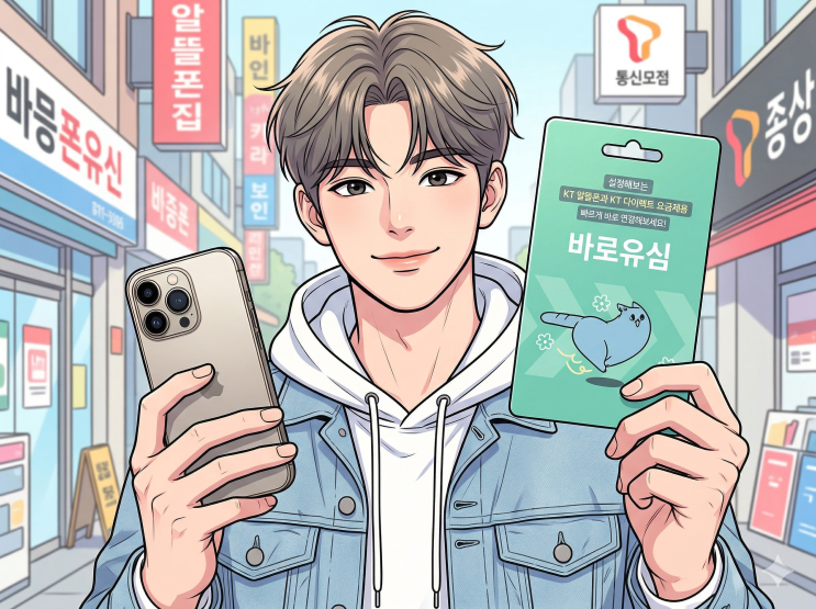 제주선불폰 씨유유심 구매 및 개통 프로세스