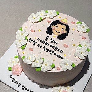 천안 신부동 당일 레터링케이크 맛집 [키키하우스] 생일케이크 주문 후기
