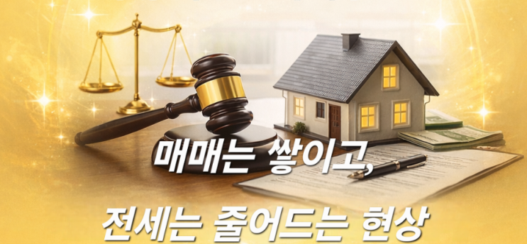  매매는 넘치는데 전세는 귀한 이유..전세 줄어드는 현상