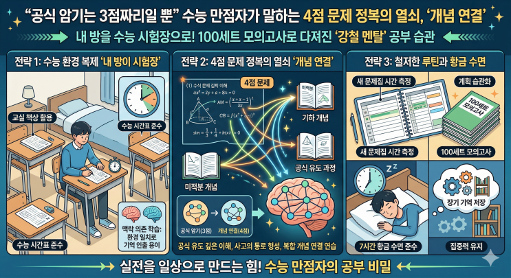  수능 만점자의 방엔 '이것'이 있다? 서울대 의대 합격생의 0.1% 환경 설정법