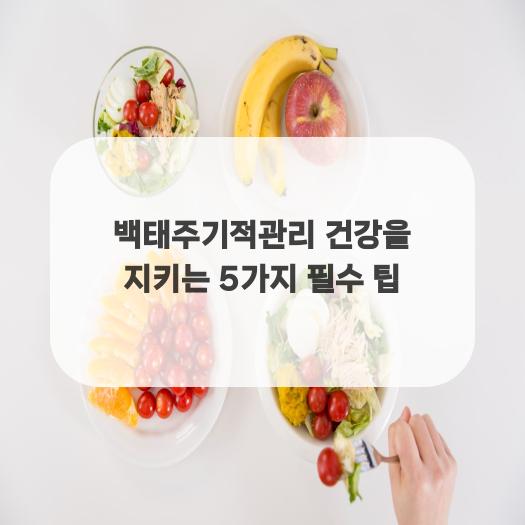  백태주기적관리 건강을 지키는 5가지 필수 팁