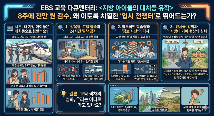  "8주에 1200만 원?" SRT 타고 대치동 '호텔 합숙' 떠나는 지방 아이들