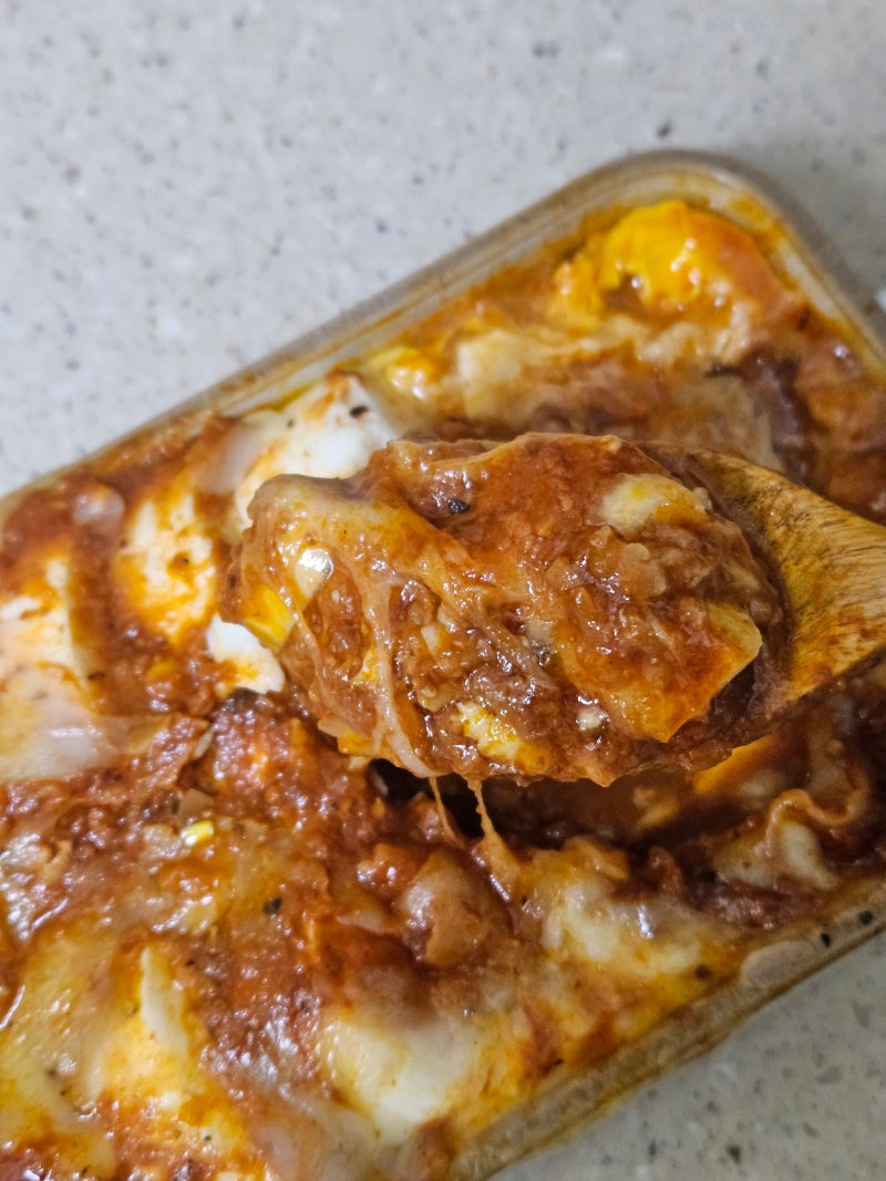 [자취생 다이어트 식단] 저칼로리 순두부그라탕 전자레인지 레시피