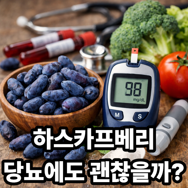  하스카프베리와 당뇨 관리  혈당에 미치는 영향 완벽 정리