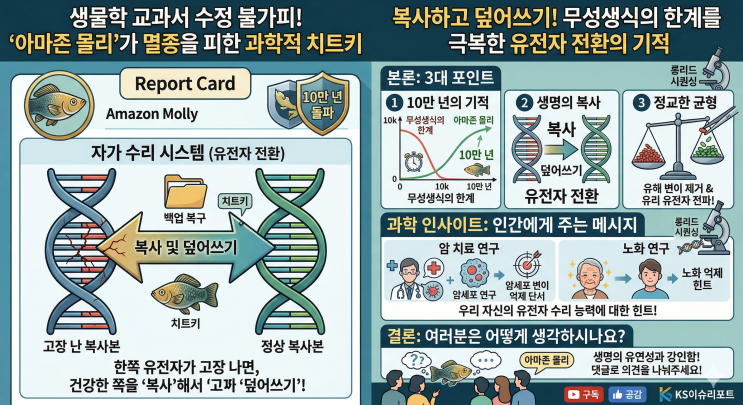  "10만 년간 금남(禁男) 구역? 수컷 없이 살아남은 아마존 물고기의 비밀"