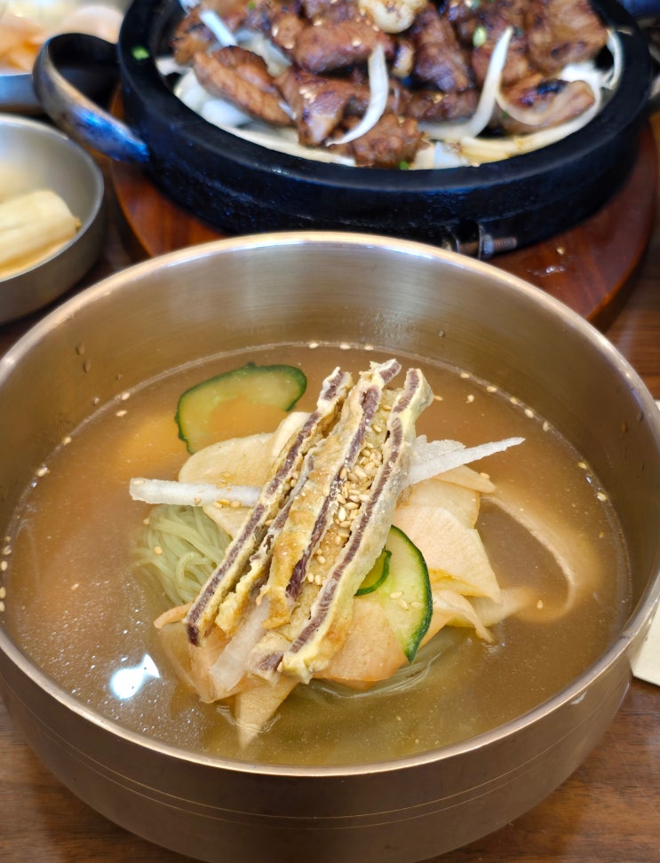  대전 중리동 맛집 교동면옥 냉면 석갈비 세트 솔직 후기