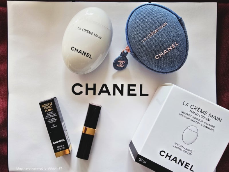 샤넬 핸드크림 (LA CREME MAIN LIMITED EDITION) & 루쥬코코플래쉬 #97 (웜톤 추천 립)