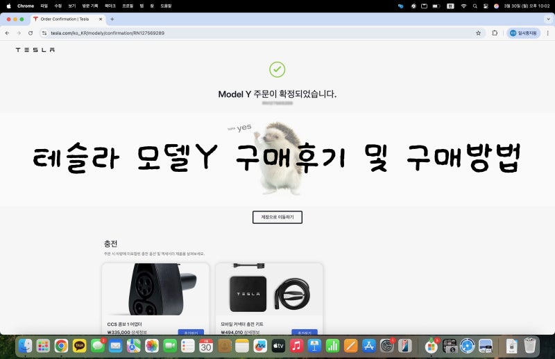 테슬라 2026 모델Y 주니퍼 온라인 주문후기 및 주문방법